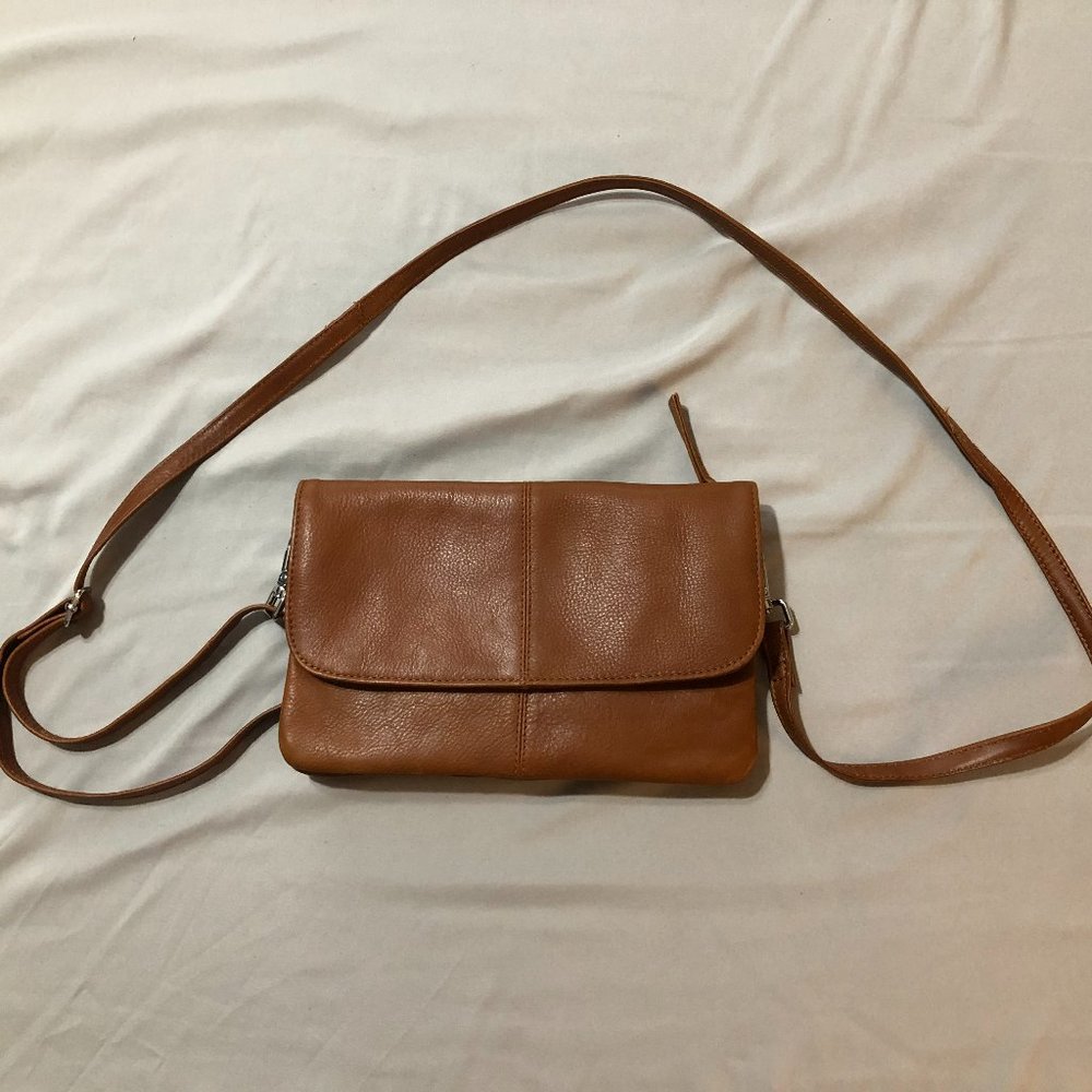 Latico brown leather crossbody purse -NEVER BEEN USED